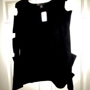 Black cashmere sweater